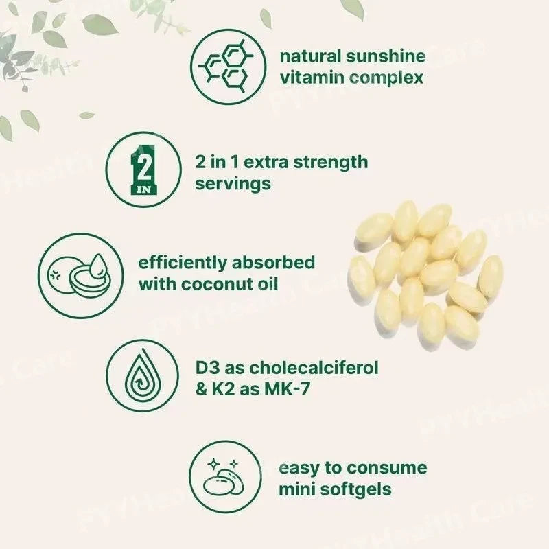 Vitamin D3 K2 Softgels