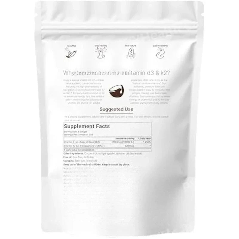 Vitamin D3 K2 Softgels